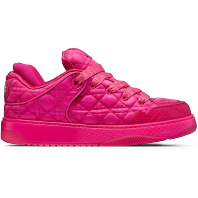 Dior B9S Skater ERL Fuchsia Kumo Cannage Satin