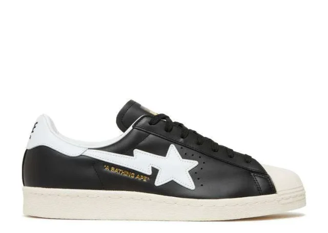 ADIDAS SUPERSTAR BAPE 'BLACK'