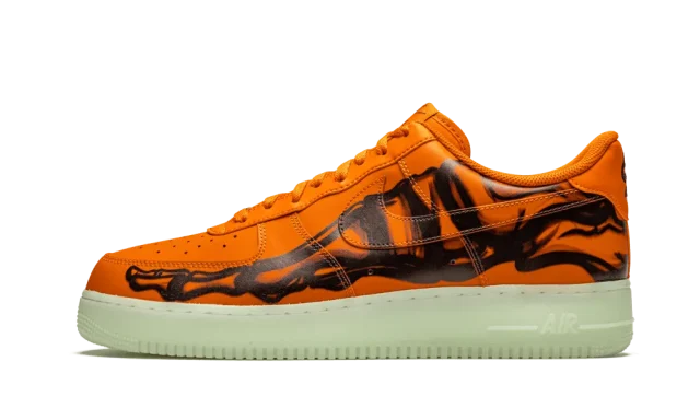 AF1 Orange Skeleton