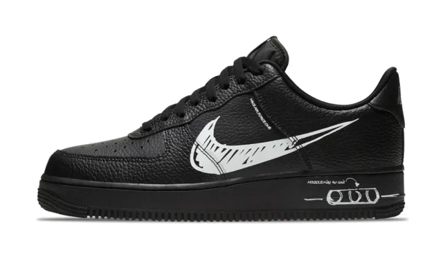 AF1 Sketch Black