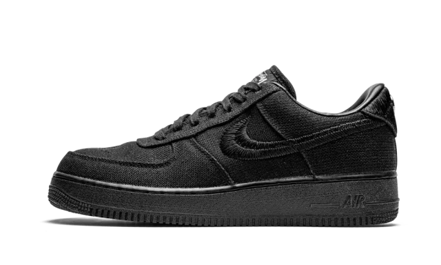 AF1 Stus*sy Black
