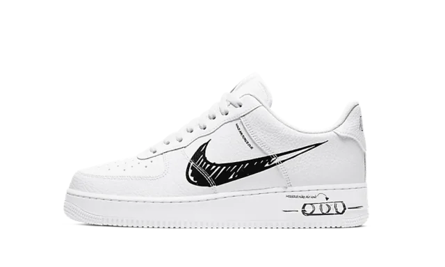AF1 White Black