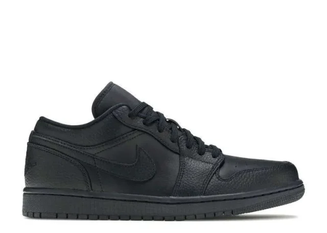 AIR JORDAN 1 LOW 'TRIPLE BLACK'