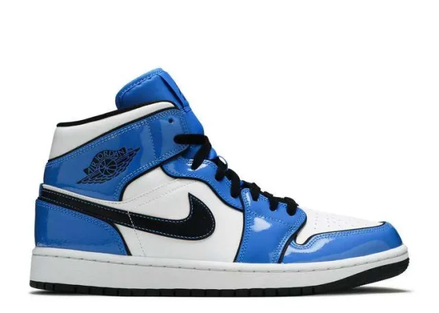 AIR JORDAN 1 MID 'SIGNAL BLUE'