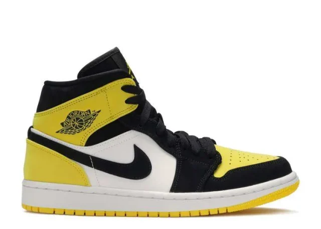 AIR JORDAN 1 MID 'YELLOW TOE'