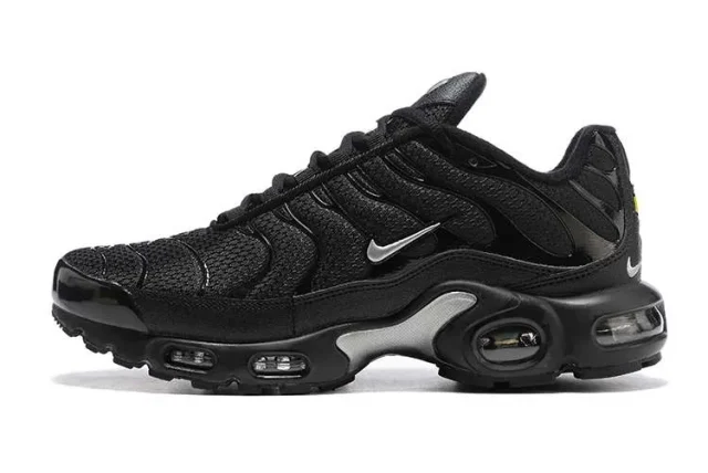 AIR MAX PLUS TN 'BLACK METALLIC SILVER'