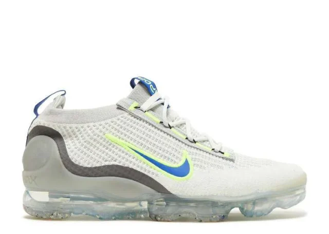 AIR VAPORMAX 2021 FLYKNIT 'WHITE VOLT HYPER ROYAL'