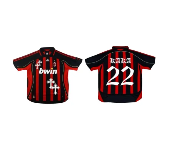 Camiseta Edición Especial AC Milan Retro x Chrome Hearts