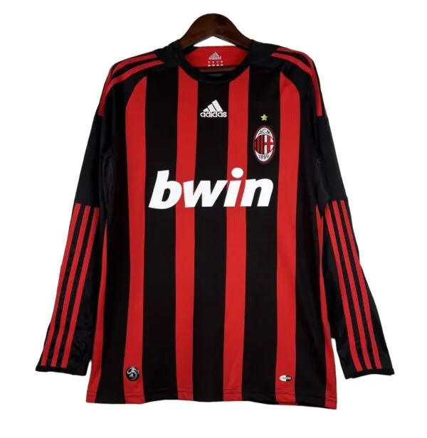 Camiseta retro AC Milan 08/09 1ª equipación manga larga