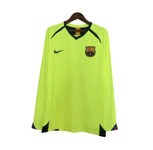 Camiseta retro FC Barcelona 05/06 2ª equipación manga larga