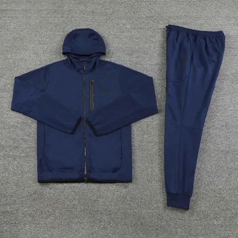 Conjunto Nike Sportswear Tech Fleece Azul Escuro