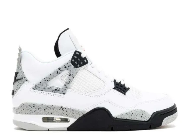 JORDAN RETRO 4 'WHITE CEMENT'