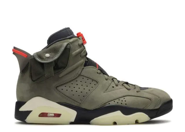 JORDAN RETRO 6 TRAVIS SCOTT 'OLIVE'