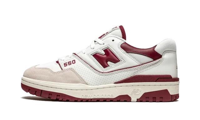 NB 550 Sea Salt Burgundy