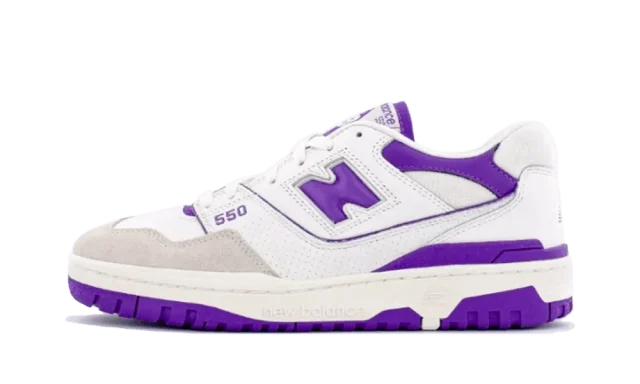 NB550 White Purple