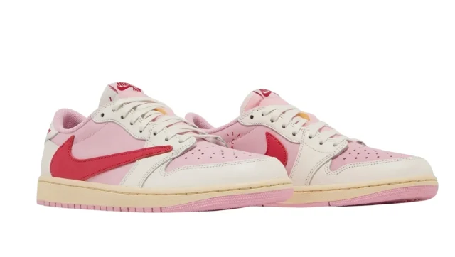 Travis Scott x Air Jordan 1 Retro Low OG "Shy Pink"