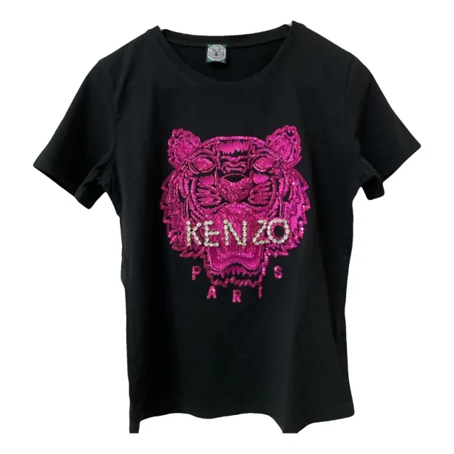 Camiseta Negra Kenzo Tigre