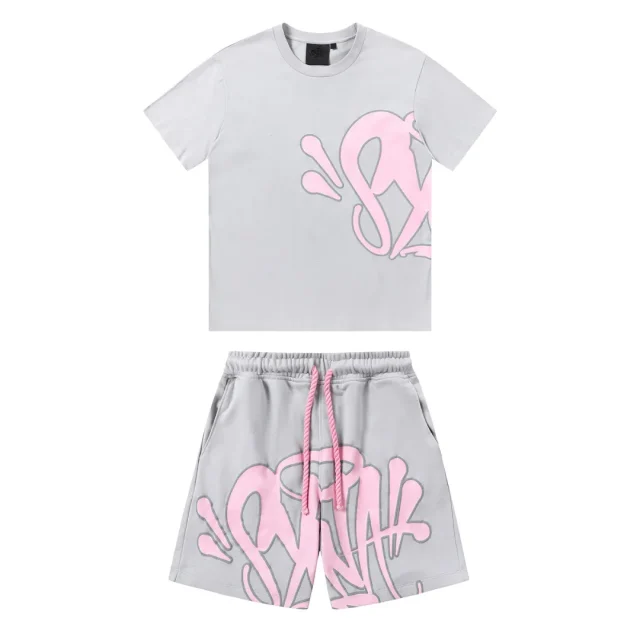 Syna World Grey Pink Short set